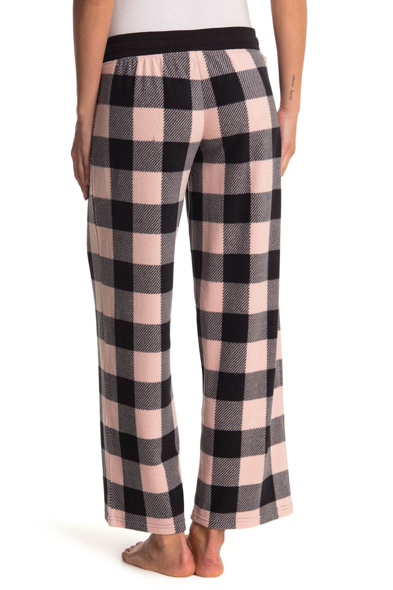 Free Press Waffle Microfleece Patterned Pajama Pants Nordstrom Rack