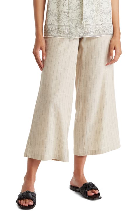 Women's Beige Wide Leg & Palazzo Pants | Nordstrom Rack