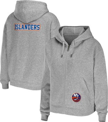 Women's Wear by Erin Andrews Gray Chicago Cubs Full-Zip Hoodie Size: Small