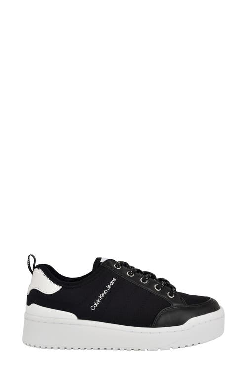 Shop Calvin Klein Austie Platform Sneaker In Black