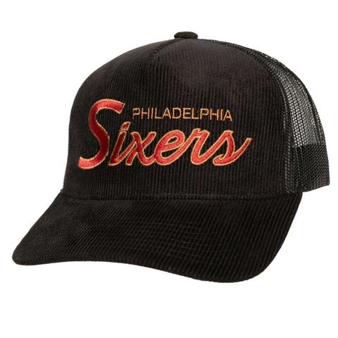 Mitchell & Ness Philadelphia 76ers Sixers NBA Cap Jersey Hook Trucker  Hat