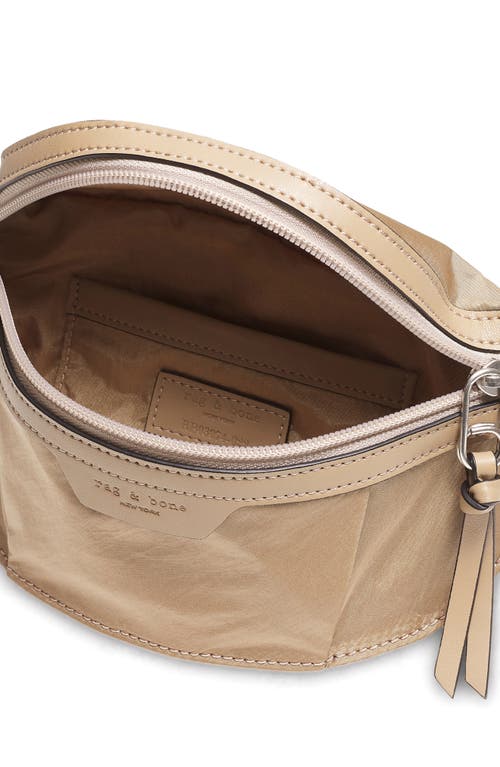 Shop Rag & Bone Mini Commuter Belt Bag In Lightsand