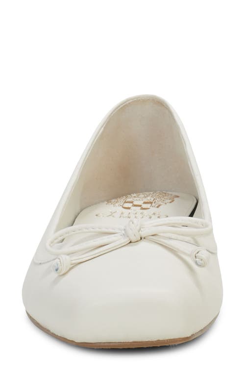 Vince Camuto Corrine Ballet Flat In Creamy White