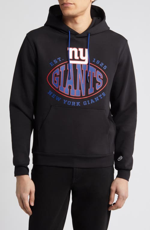 Shop Hugo Boss Boss X Nfl Touchback Graphic Hoodie In New York Giants Black