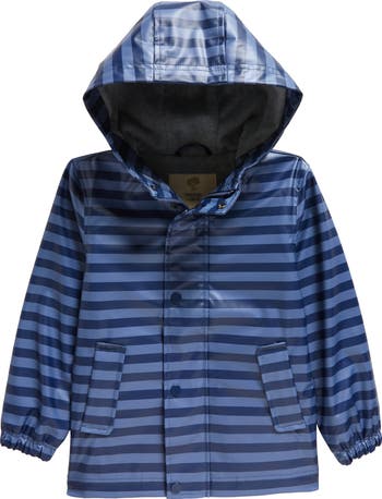 Striped raincoat sales