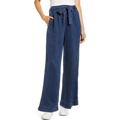 Rails Jess Linen Blend Paperbag Waist Pants