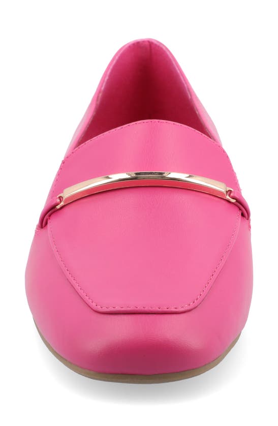 Shop Journee Collection Wrenn Loafer In Fuchsia