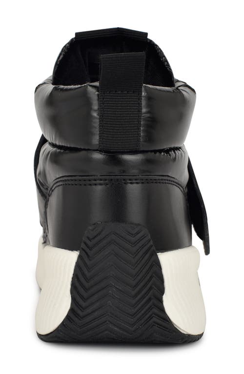 Shop Nine West Tumble High Top Sneaker In Black