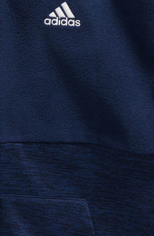 Adidas Originals Adidas Kids' Fleece Zip Hoodie & Joggers Track Set In Navy
