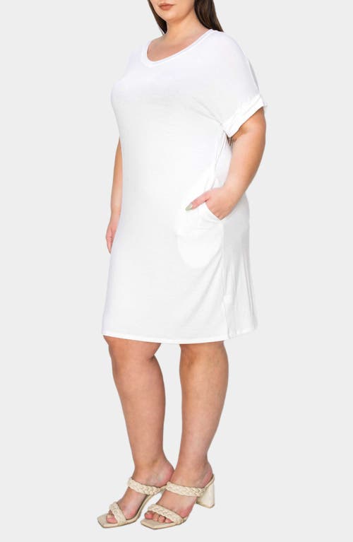 Shop L I V D Mia Everyday T-shirt Dress In White