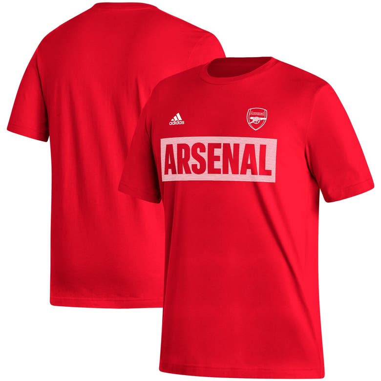 Shop Adidas Originals Adidas Red Arsenal Culture Bar T-shirt