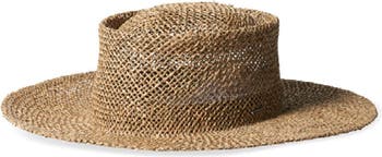 Brixton Carolina Straw Packable Hat | Natural