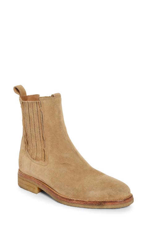 Beige suede boots mens best sale