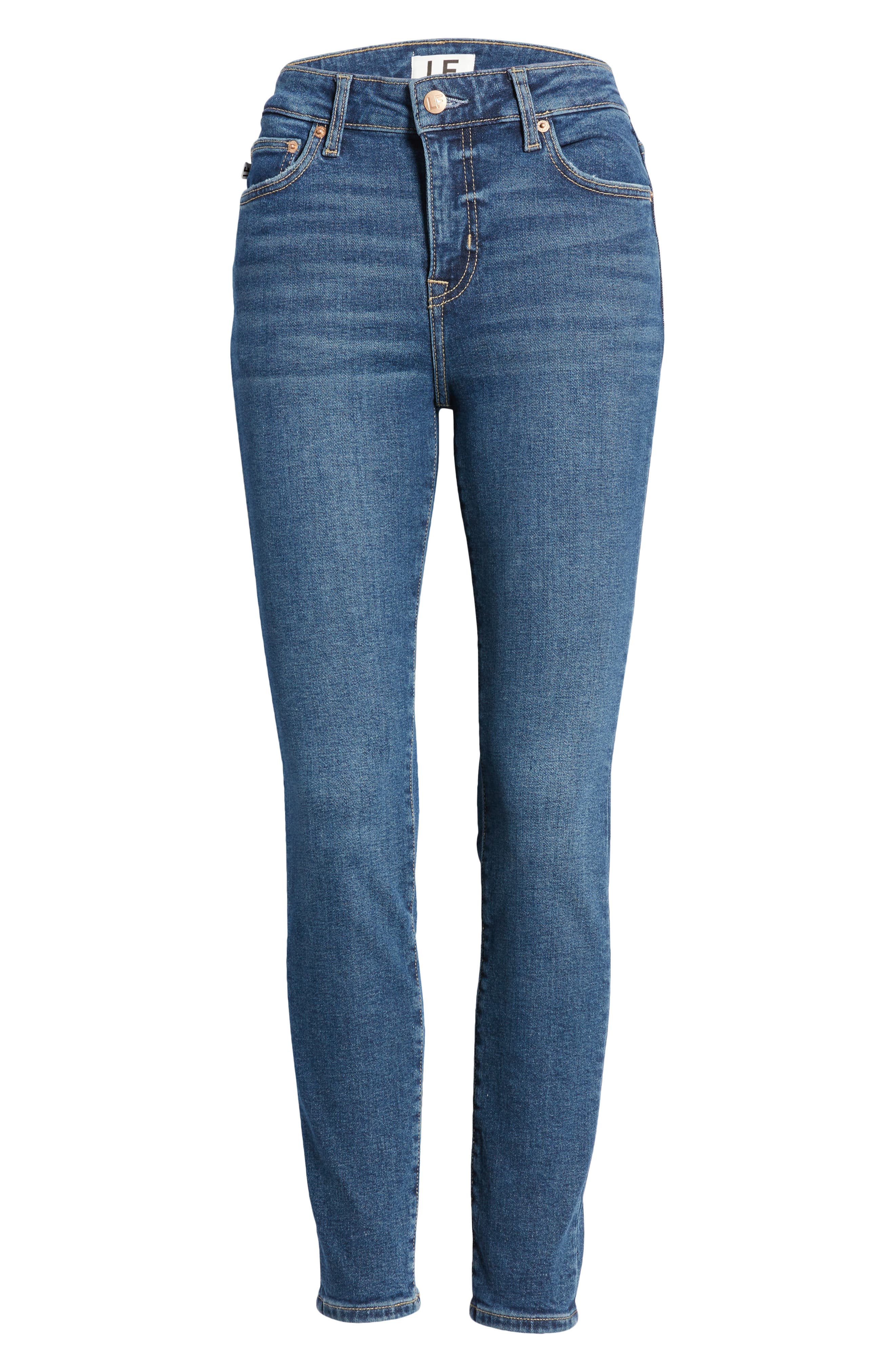 Lovers + Friends Ricky High Waist Ankle Skinny Jeans in Verona