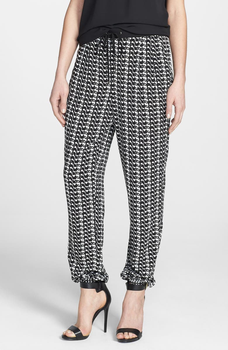 Two by Vince Camuto 'Elephant Stamp' Drawstring Pants | Nordstrom