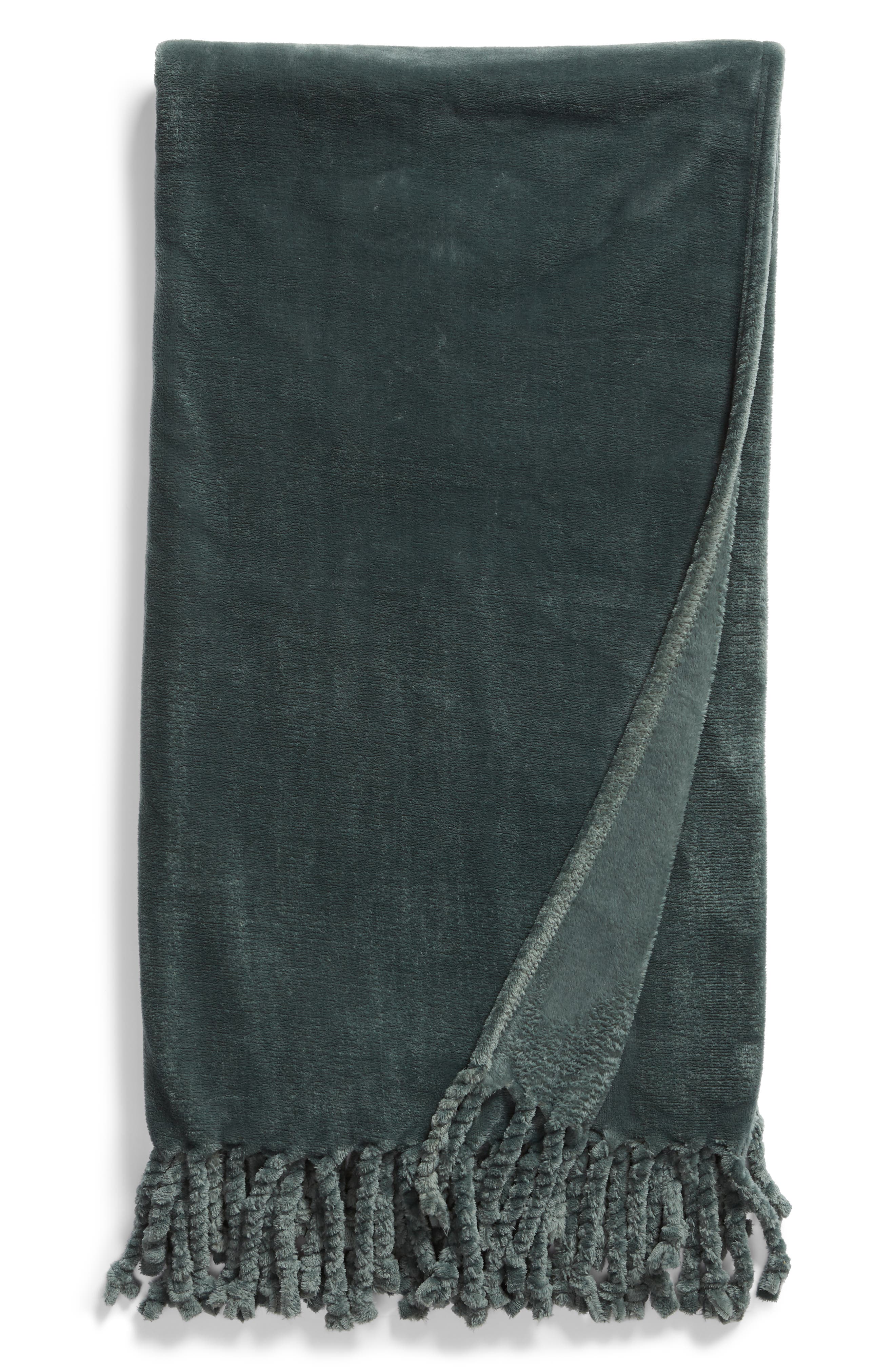 NORDSTROM AT HOME,
                            Kennebunk Bliss Plush Throw,
                            Main thumbnail 184, color,
                            311