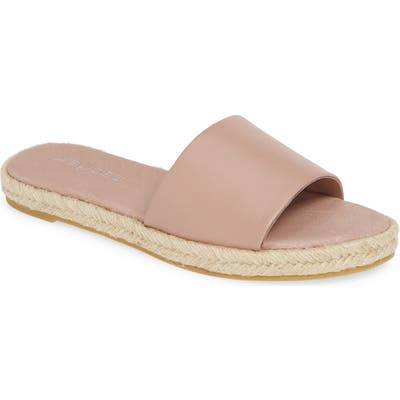 Jslides Ronnie Espadrille Slide Sandal, Pink