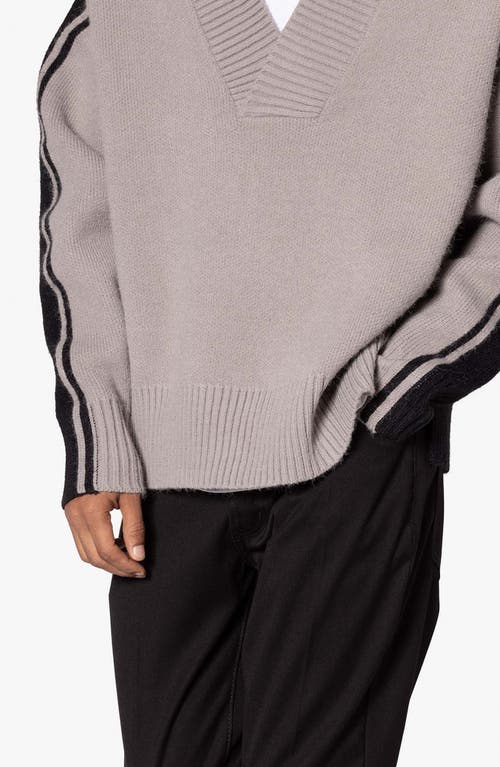 Mnml University Sweater In Black/grey