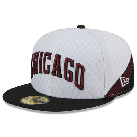 Men's New Era White Chicago Bears Wave 9FIFTY Snapback Hat