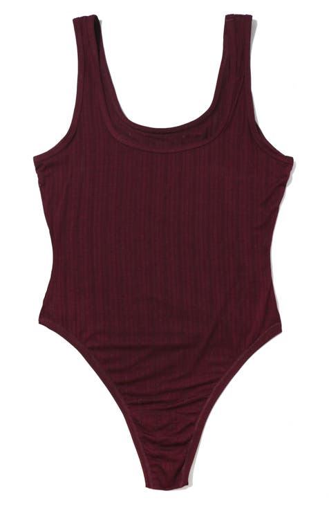 Women's Burgundy Bodysuits & Teddies | Nordstrom