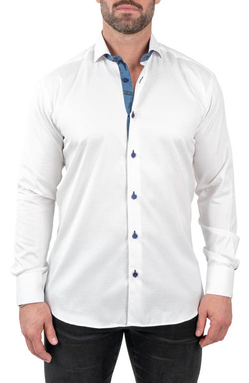 Maceoo Einstein Jacqcoquillage White Button-up Shirt In White