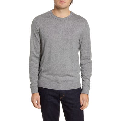 Bonobos Pinstripe Crewneck Sweater, Grey