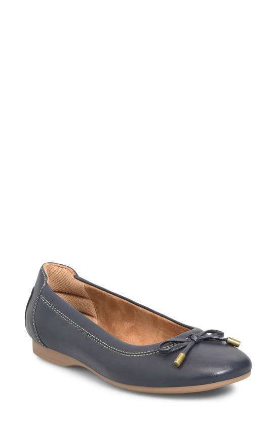 Shop Comfortiva Keegan Ballet Flat In Sky Navy