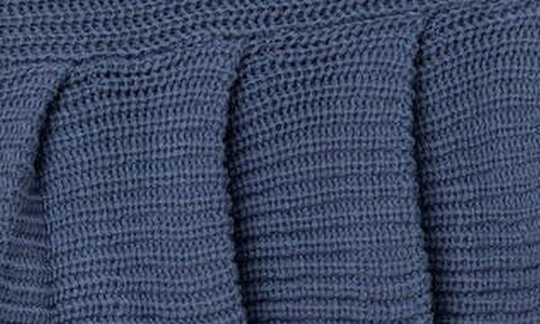 Edikted Kiera Pleated Knit Mini Skirt In Navy