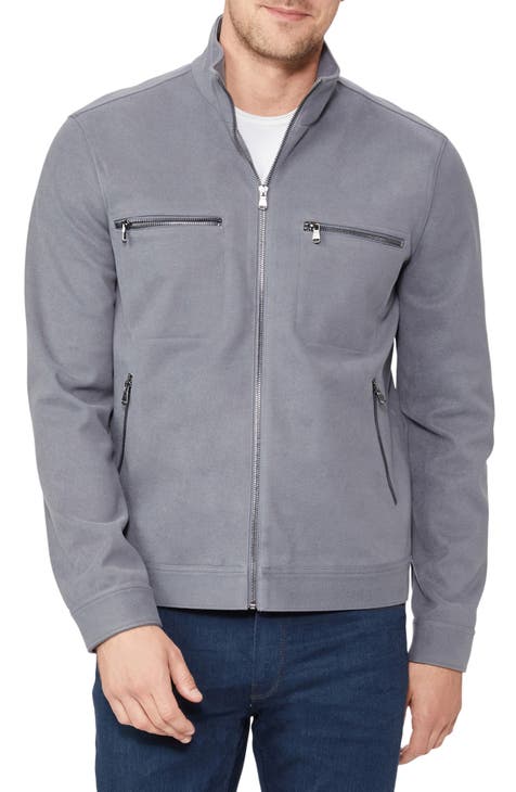 mens stand collar coat | Nordstrom