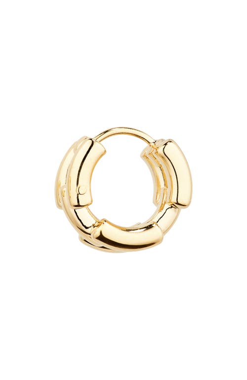 Shop Lie Studio Lié Studio The Johanna Hoop Earrings In Gold