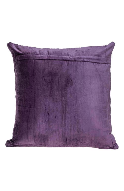 Parkland Collection Sora Quilted Throw Pillow In Purple