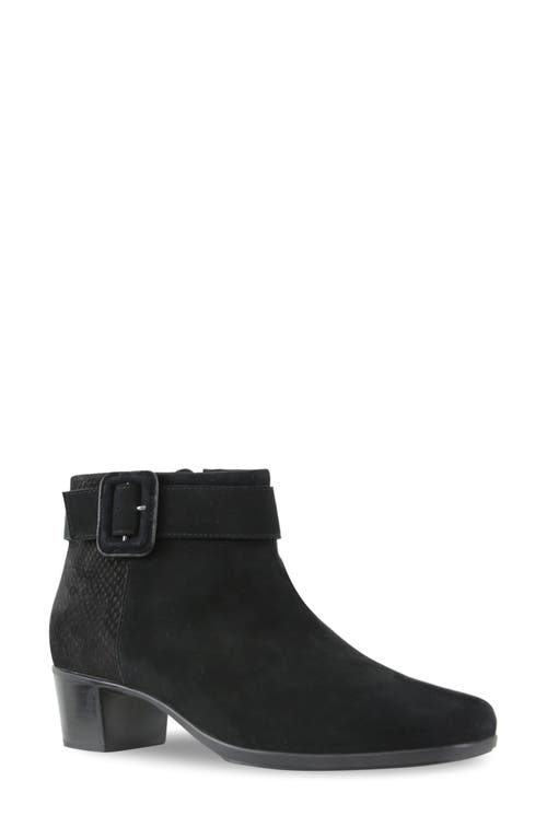 Munro Callie Water Resistant Bootie Black Combo at Nordstrom,