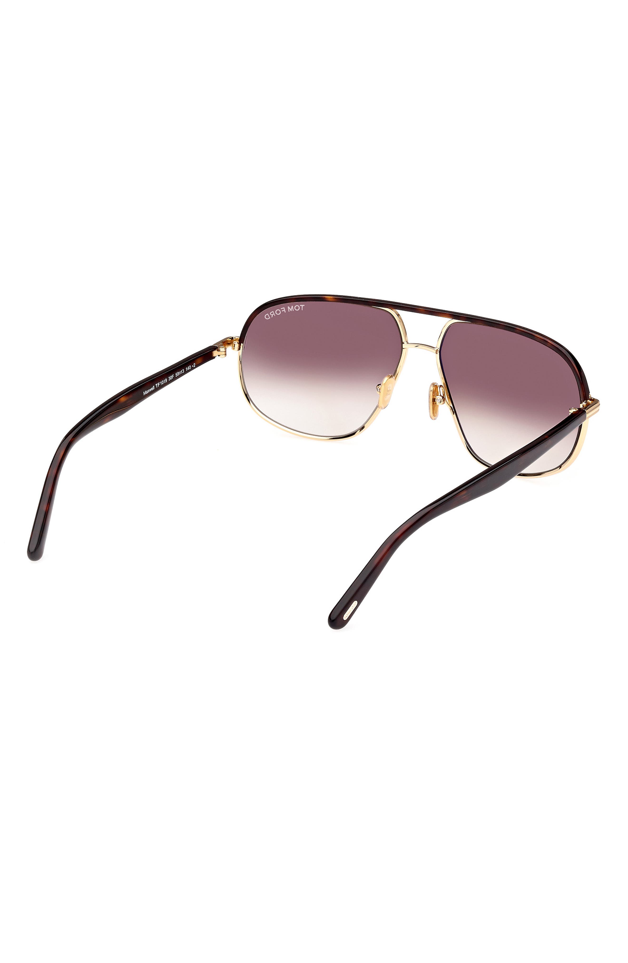 Tom Ford Men's Maxwell Double-Bridge Aviator Sunglasses