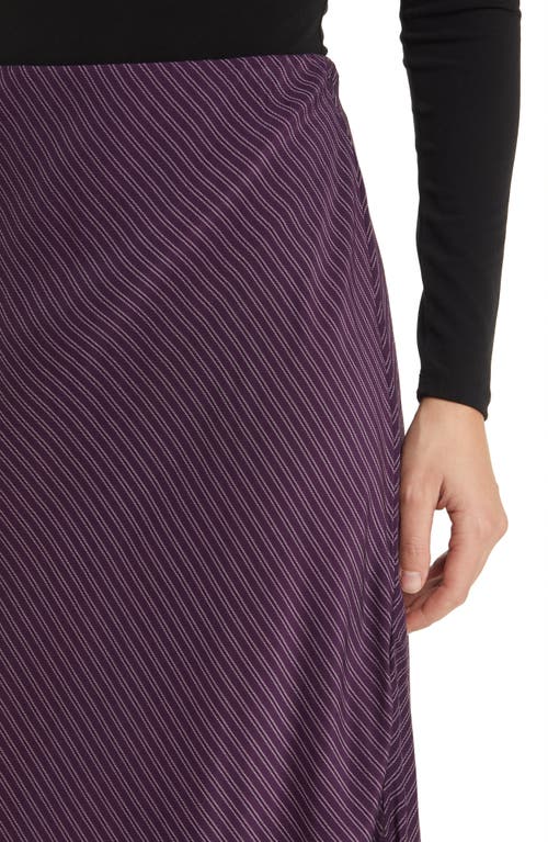 Shop Madewell The Layton Midi Slip Skirt In Smoldering Plum