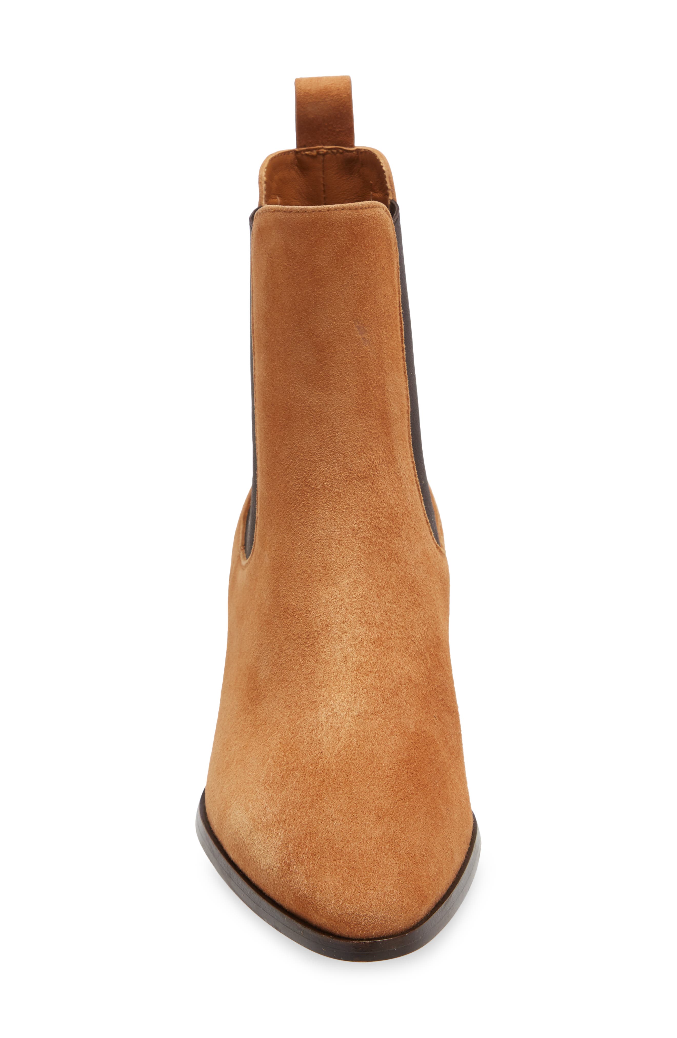 Frame Le Lexington Chelsea Boot in Whiskey Suede at Nordstrom, Size 11Us