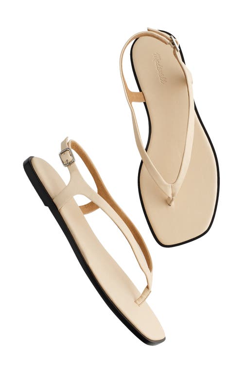 Shop Madewell Palma Slingback Sandal In Ecru