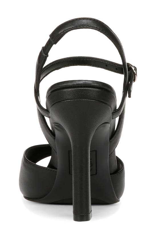 Naturalizer Lala Womens Heels Pumps Ankle Strap In Black Leather