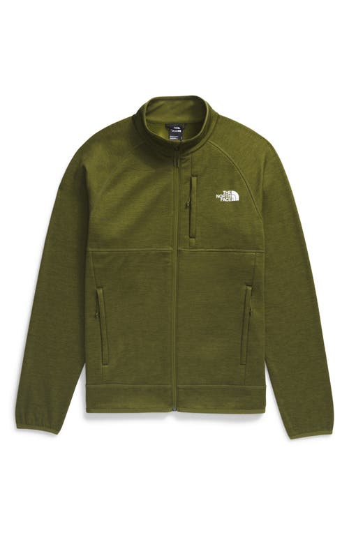 Shop The North Face Canyonlands Full Zip Jacket In Forest Olive Heather