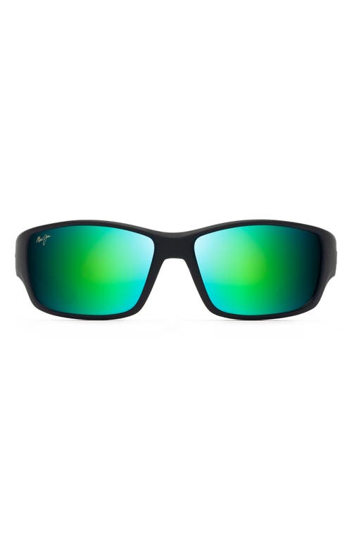 Maui Jim Sunglasses Local Kine In Black/green/grey