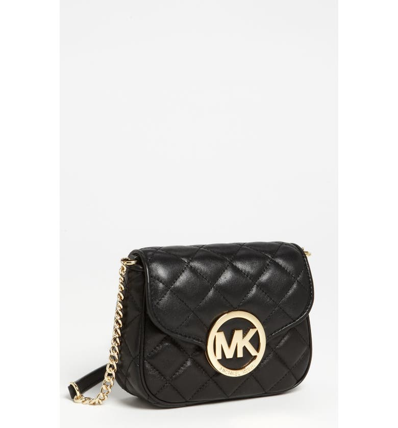 MICHAEL Michael Kors 'Fulton - Small' Quilted Leather Crossbody Bag ...
