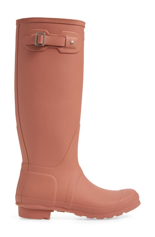 Shop Hunter Original Tall Rain Boot In Rococo Blush