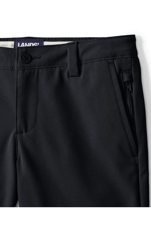 Lands' End School Uniform Girls Active Chino Shorts In Black