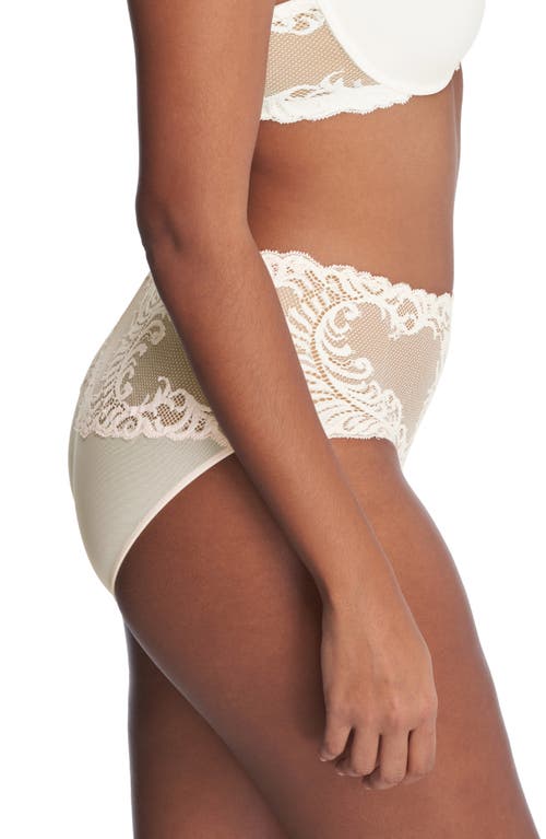 Natori Feathers Lace Brief in Ivory at Nordstrom