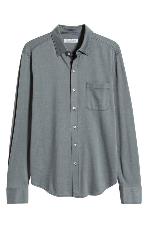 Tommy Bahama San Lucio Diamond Isles Stretch Button-up Shirt In Turbulence