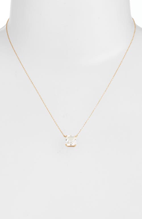 Shop Anzie Jac + Jo Harper Topaz Pendant Necklace In Yellow Gold