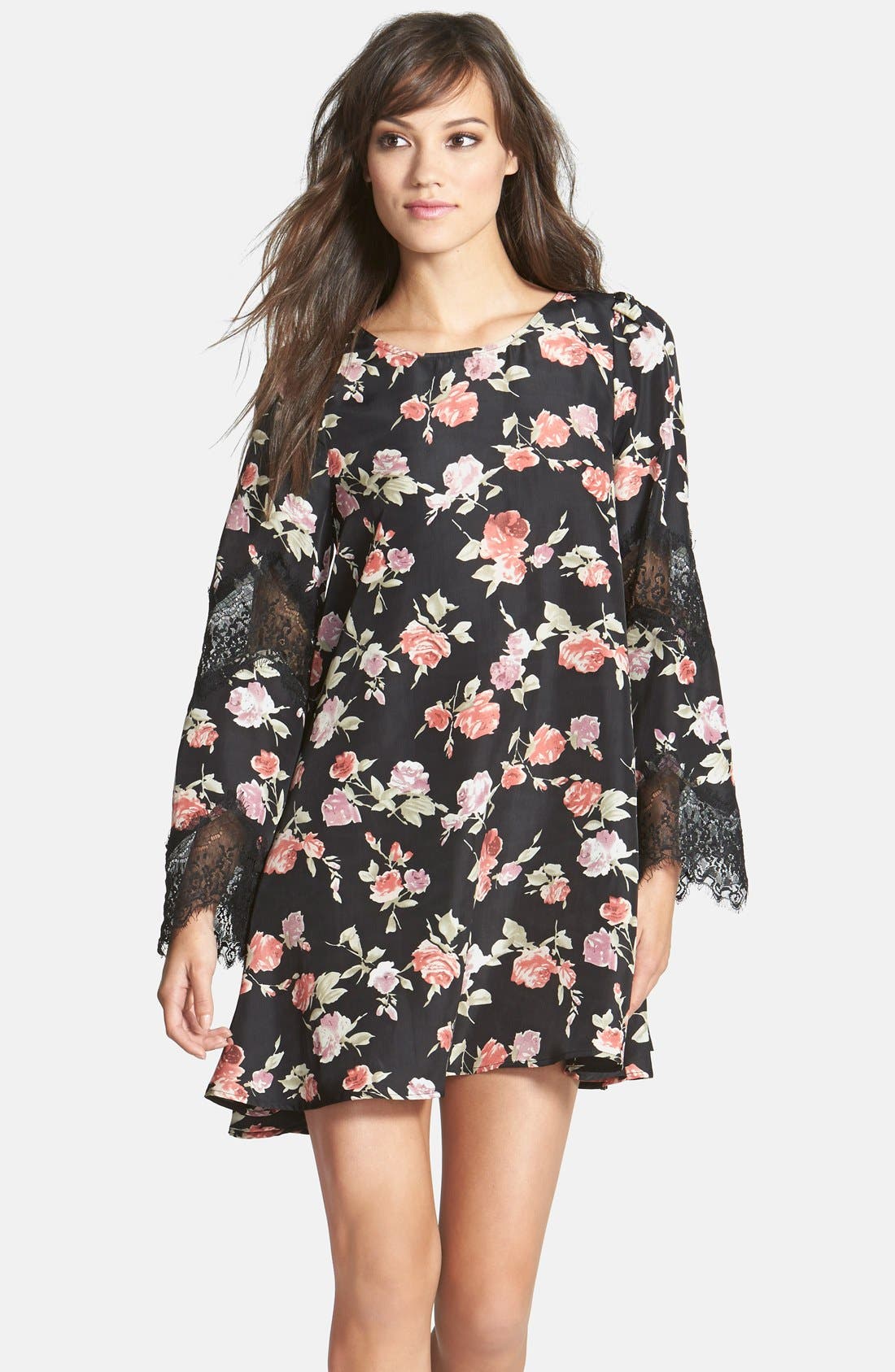 nordstrom bell sleeve dress