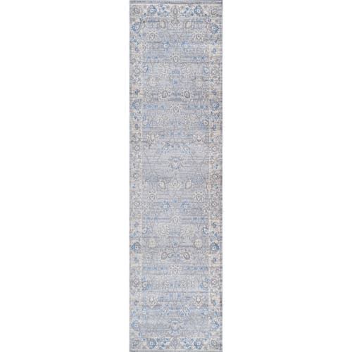 Jonathan Y Modern Persian Vintage Moroccan Traditional Area Rug In Gray/blue