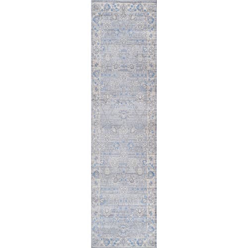 Shop Jonathan Y Modern Persian Vintage Moroccan Traditional Area Rug In Gray/blue