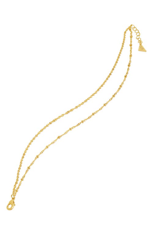 Sterling Forever 14k Plated Kyra Layered Bracelet In Gold