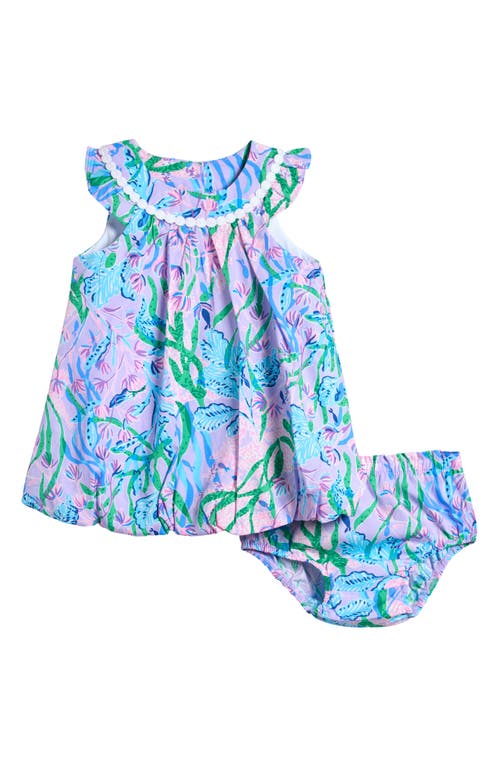 Lilly Pulitzer ® Paloma Seaweed Print Dress & Bloomers In Multi Seacret Escape